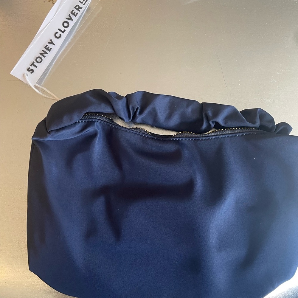 Stoney Clover Nylon Scrunch handle bag, color sapphire, NWT - Picture 4 of 4
